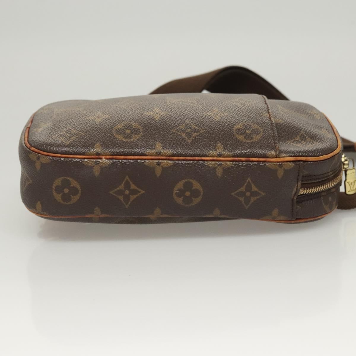 LOUIS VUITTON Monogram Pochette Gange Shoulder Bag M51870 LV 123927