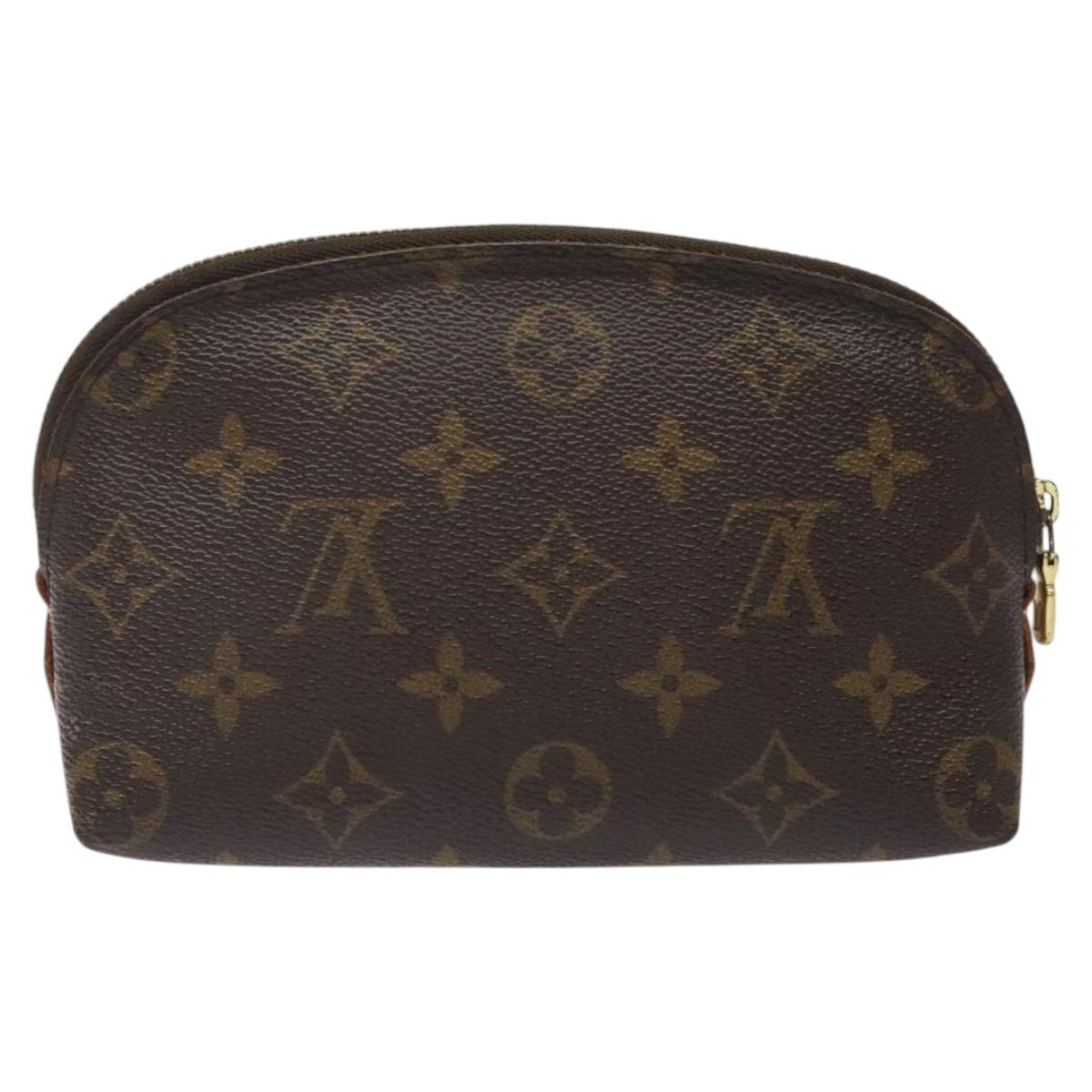 LOUIS VUITTON Monogram Pochette Cosmetic PM Pouch M43998 LV 124032