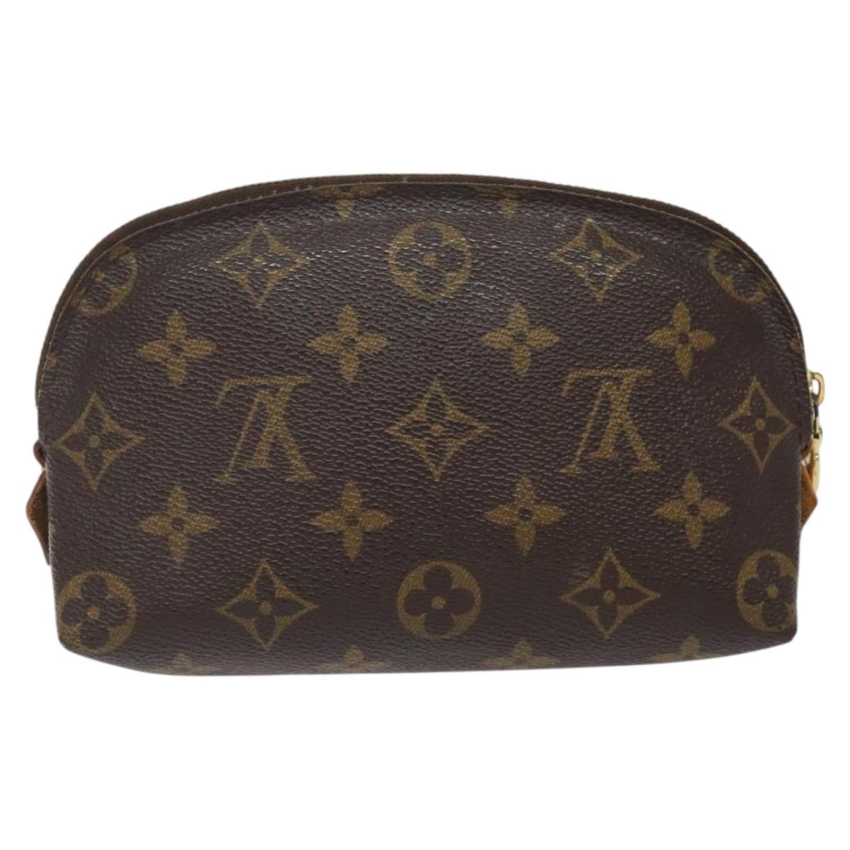LOUIS VUITTON Monogram Pochette Cosmetic PM Pouch M43998 LV 124034