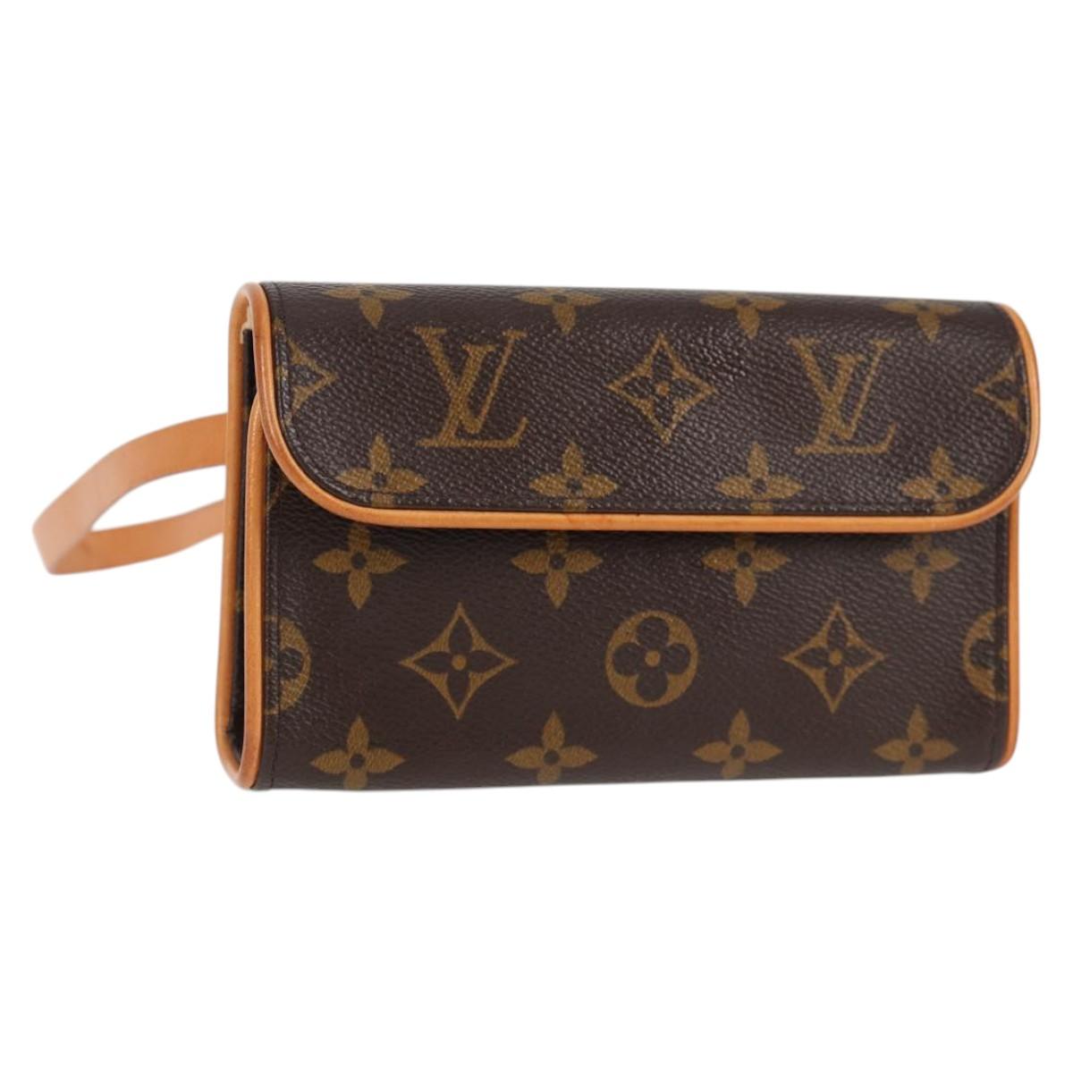 LOUIS VUITTON Monogram Pochette Florentine Waist Bag M51855 LV 124392V