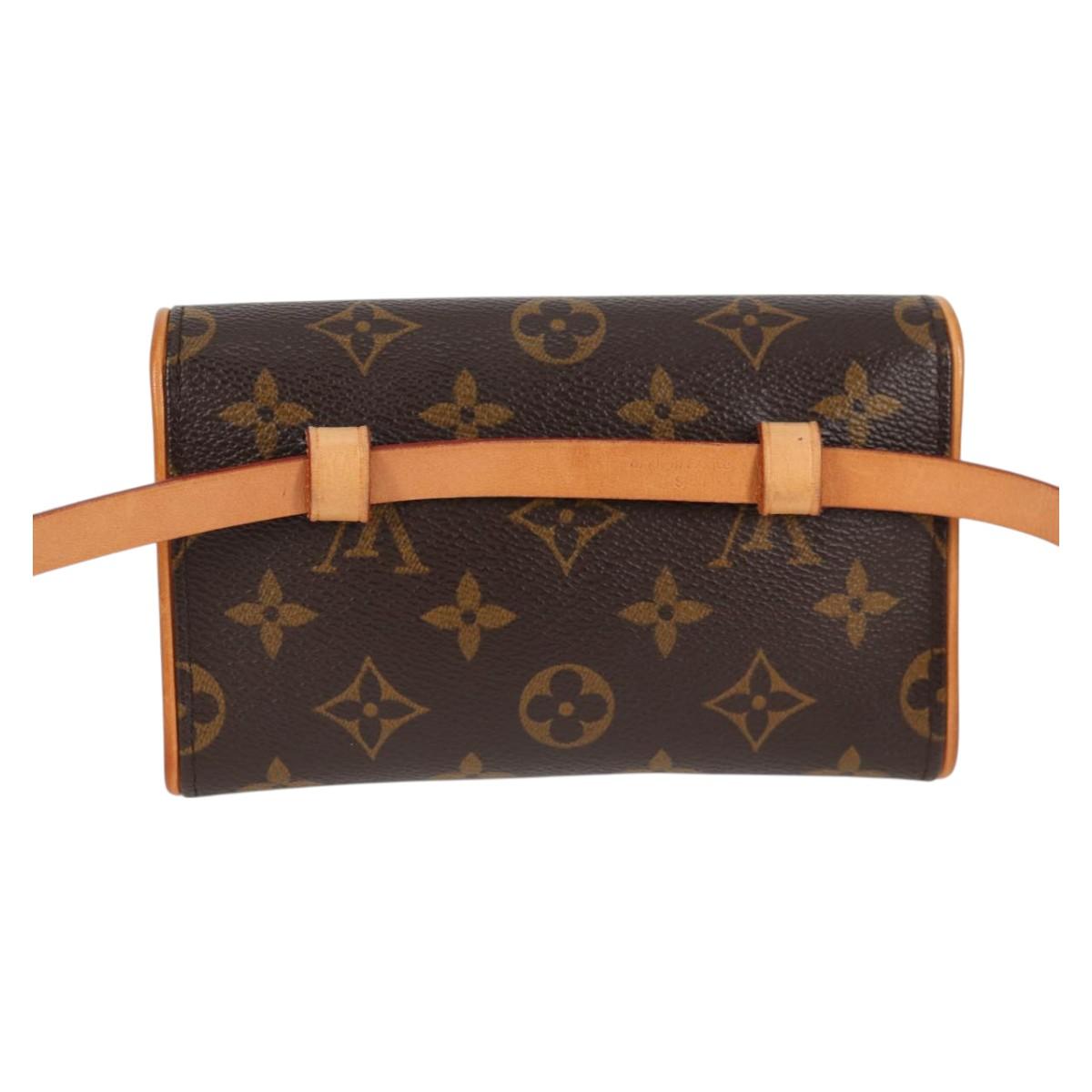 LOUIS VUITTON Monogram Pochette Florentine Waist Bag M51855 LV 124392V