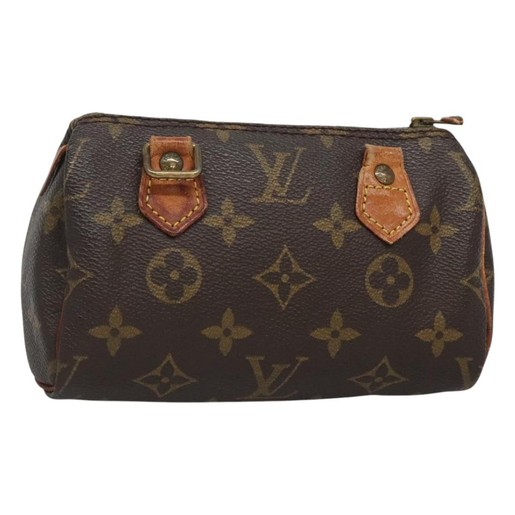 LOUIS VUITTON Monogram Mini Speedy Hand Bag M41534 LV 124722