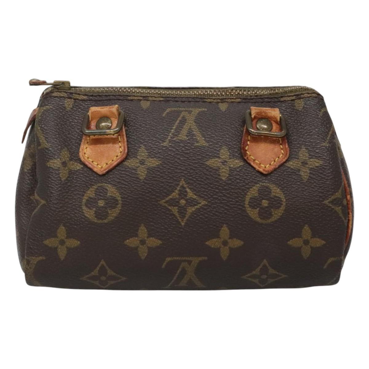 LOUIS VUITTON Monogram Mini Speedy Hand Bag M41534 LV 124722