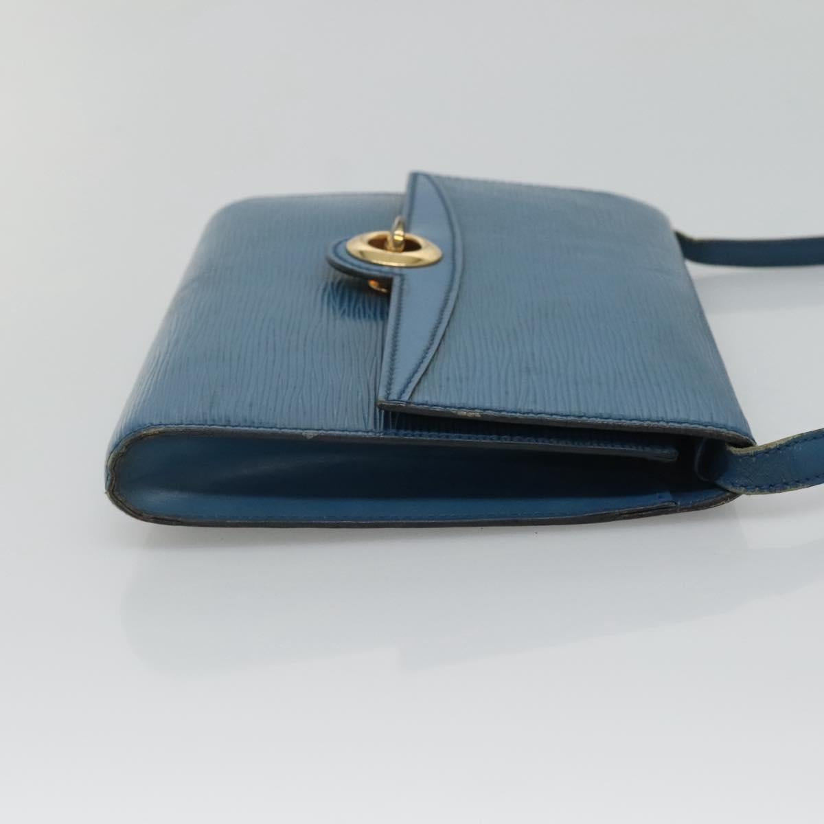 LOUIS VUITTON Epi Pochette Arche Shoulder Bag Blue M52575 LV 124831