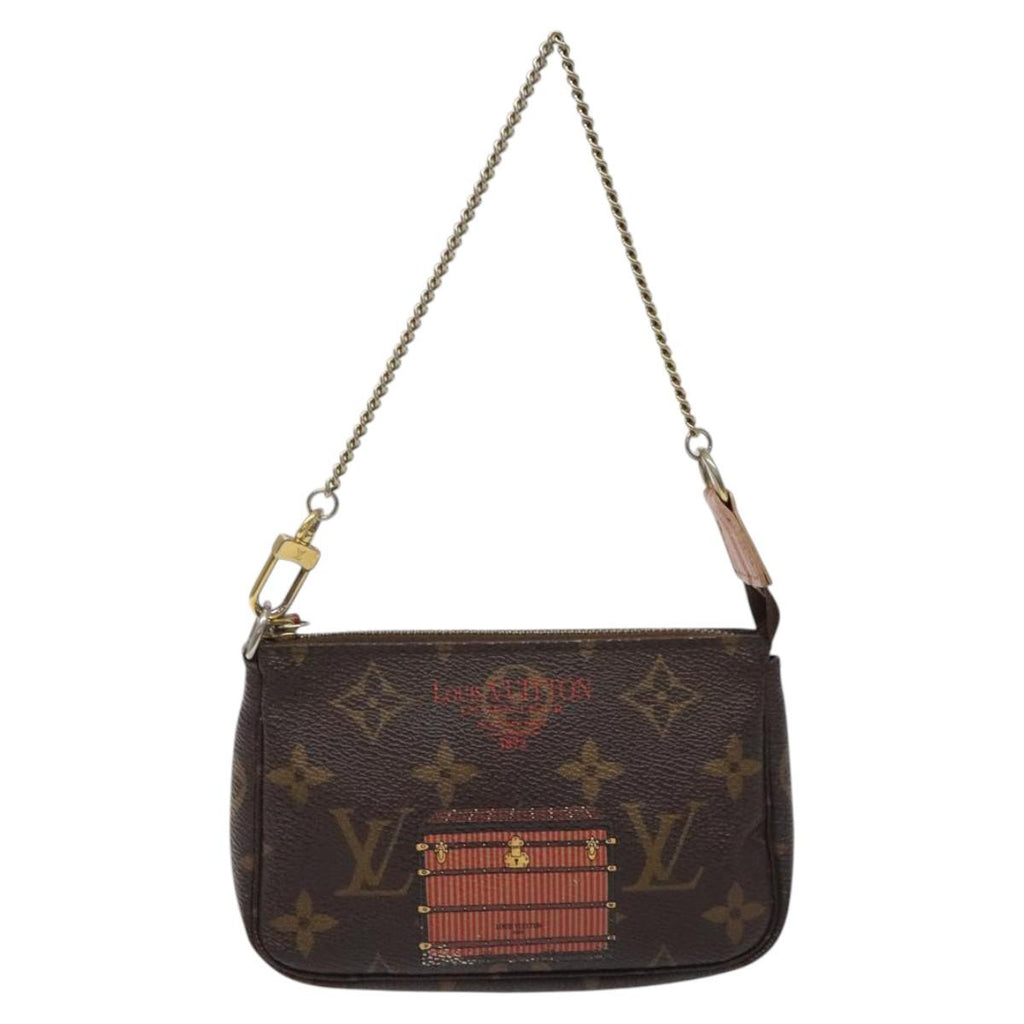 LOUIS VUITTON Monogram Trunk Mini Pochette Accessoires Pouch M60417 124875