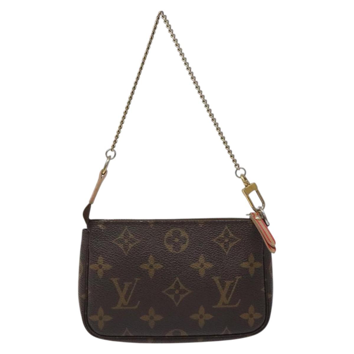 LOUIS VUITTON Monogram Trunk Mini Pochette Accessoires Pouch M60417 124875