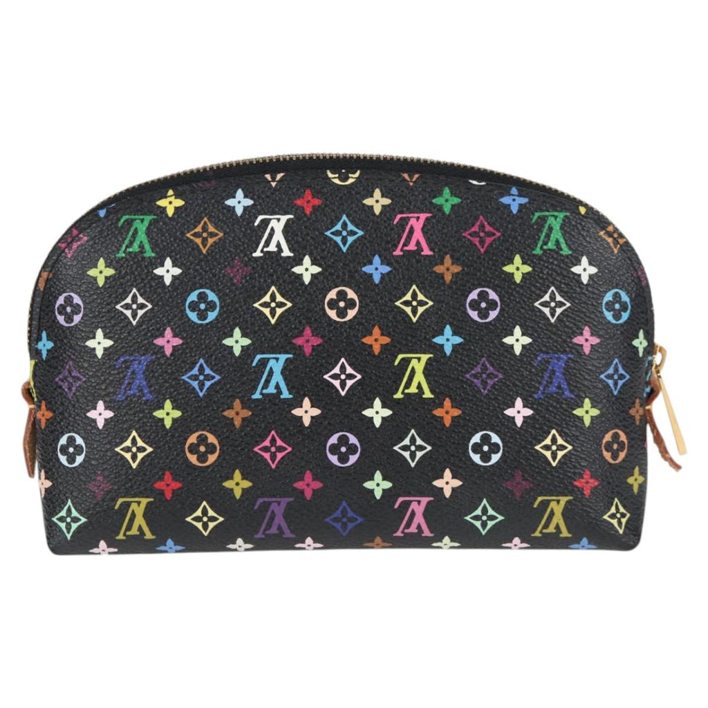 LOUIS VUITTON Multicolor Pochette Cosmetic Pouch Black M47355 124893V