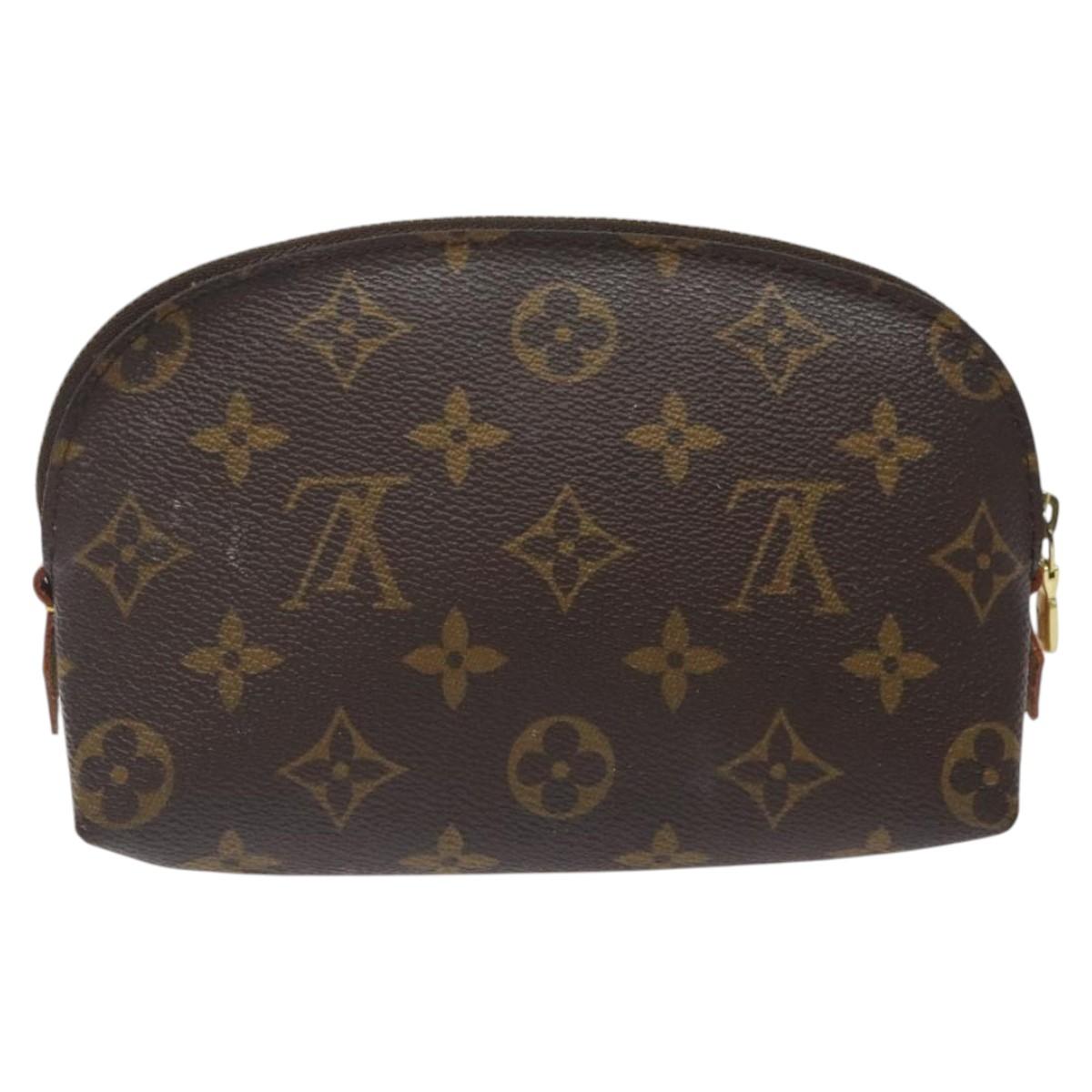 LOUIS VUITTON Monogram Pochette Cosmetic PM Pouch M43998 LV 125332