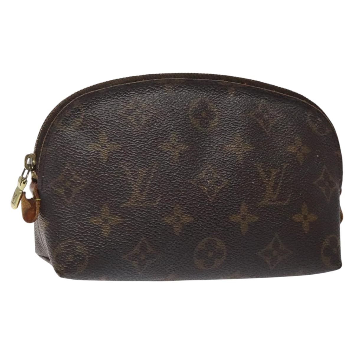 LOUIS VUITTON Monogram Pochette Cosmetic PM Pouch M43998 LV 125383