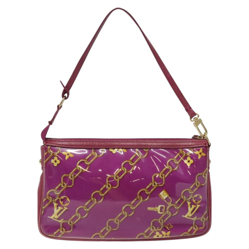 LOUIS VUITTON Monogram Charm Pochette Accessoires Fuchsia M95160 LV 125630V