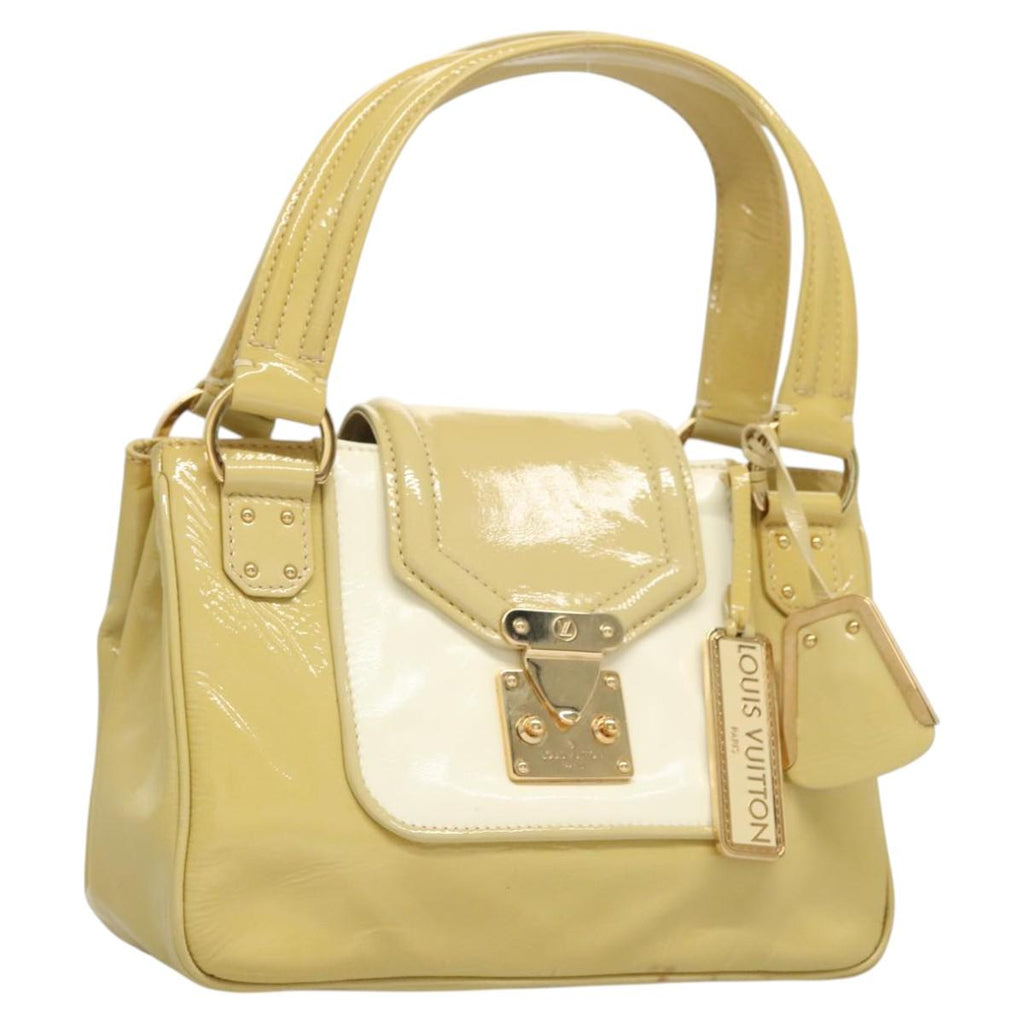 LOUIS VUITTON Vernis Cruise line Sac Picolour Hand Bag Beige M92547 125948