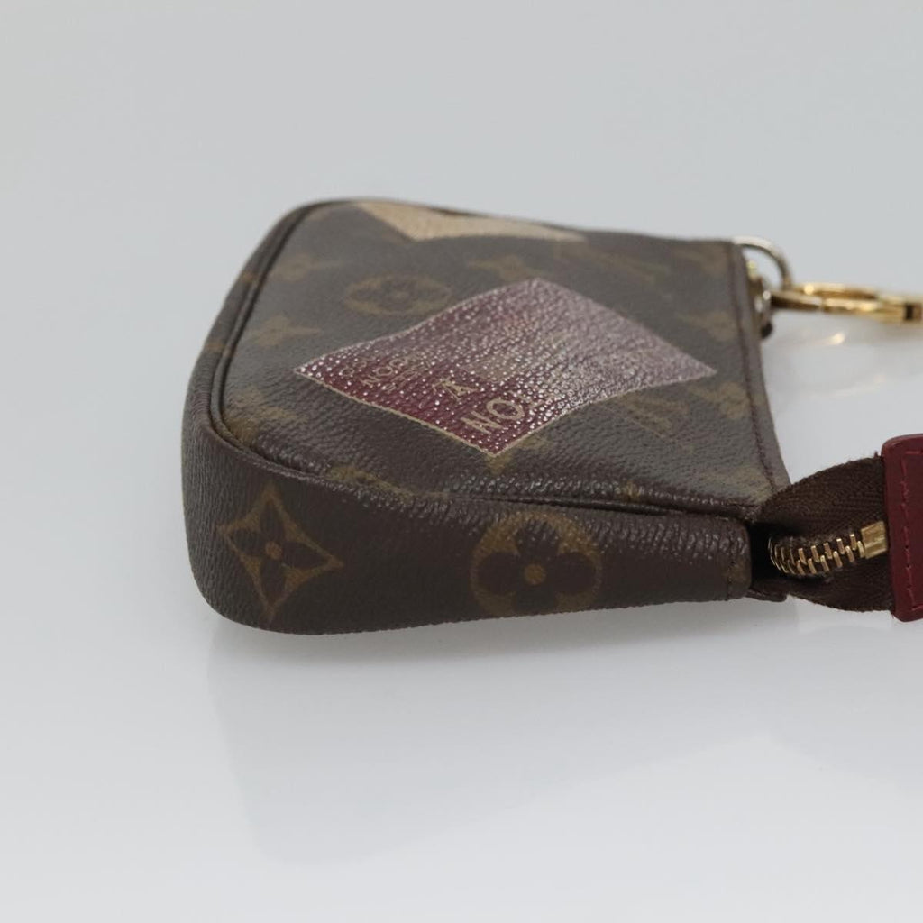 LOUIS VUITTON Label Collection Mini Pochette Accessoires M63798 LV 126011