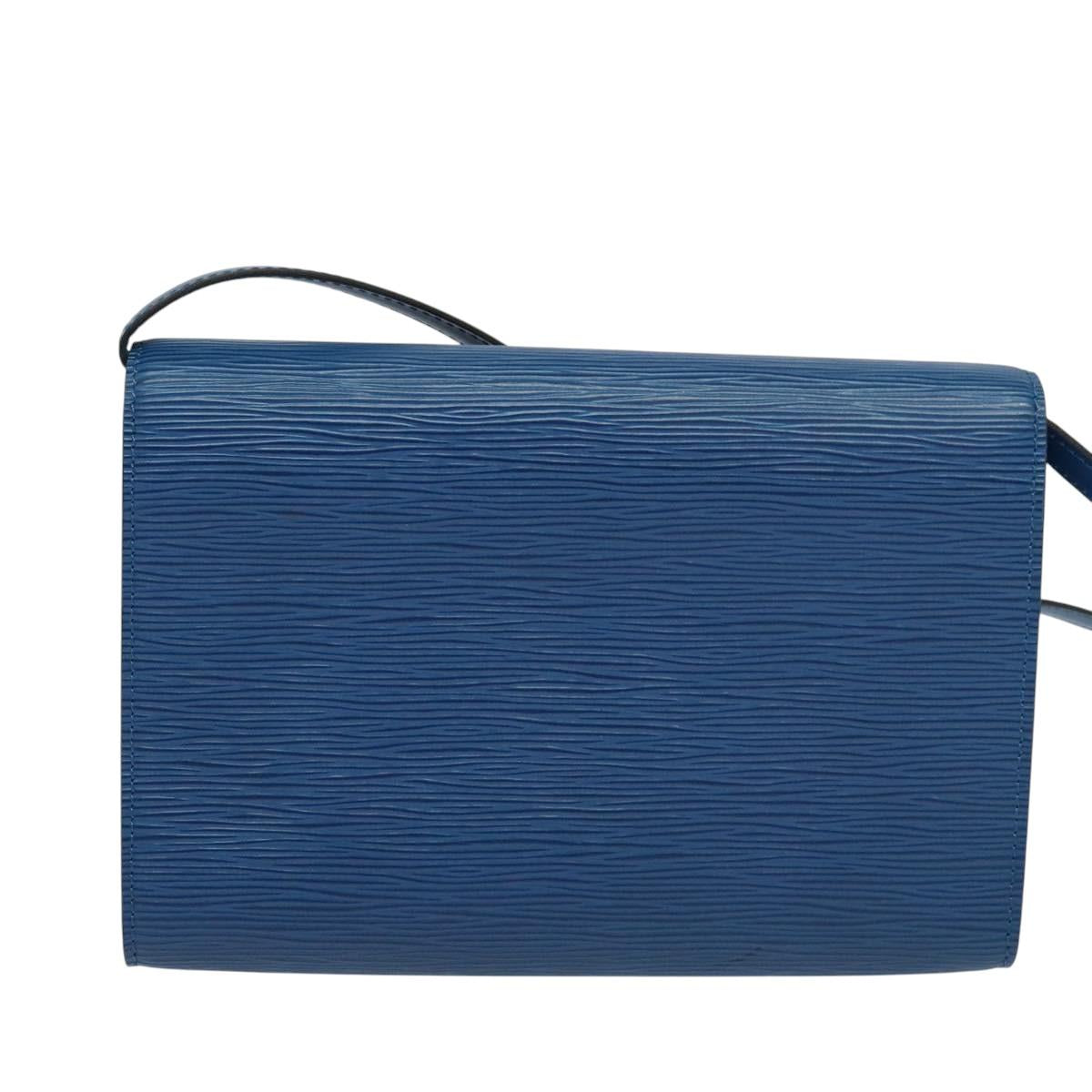 LOUIS VUITTON Epi Pochette Arche Shoulder Bag Blue M52575 LV 126014