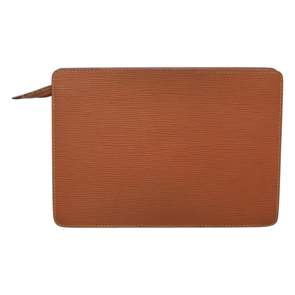 LOUIS VUITTON Epi Pochette Homme Clutch Bag Zipangu Gold M52528 LV 126195