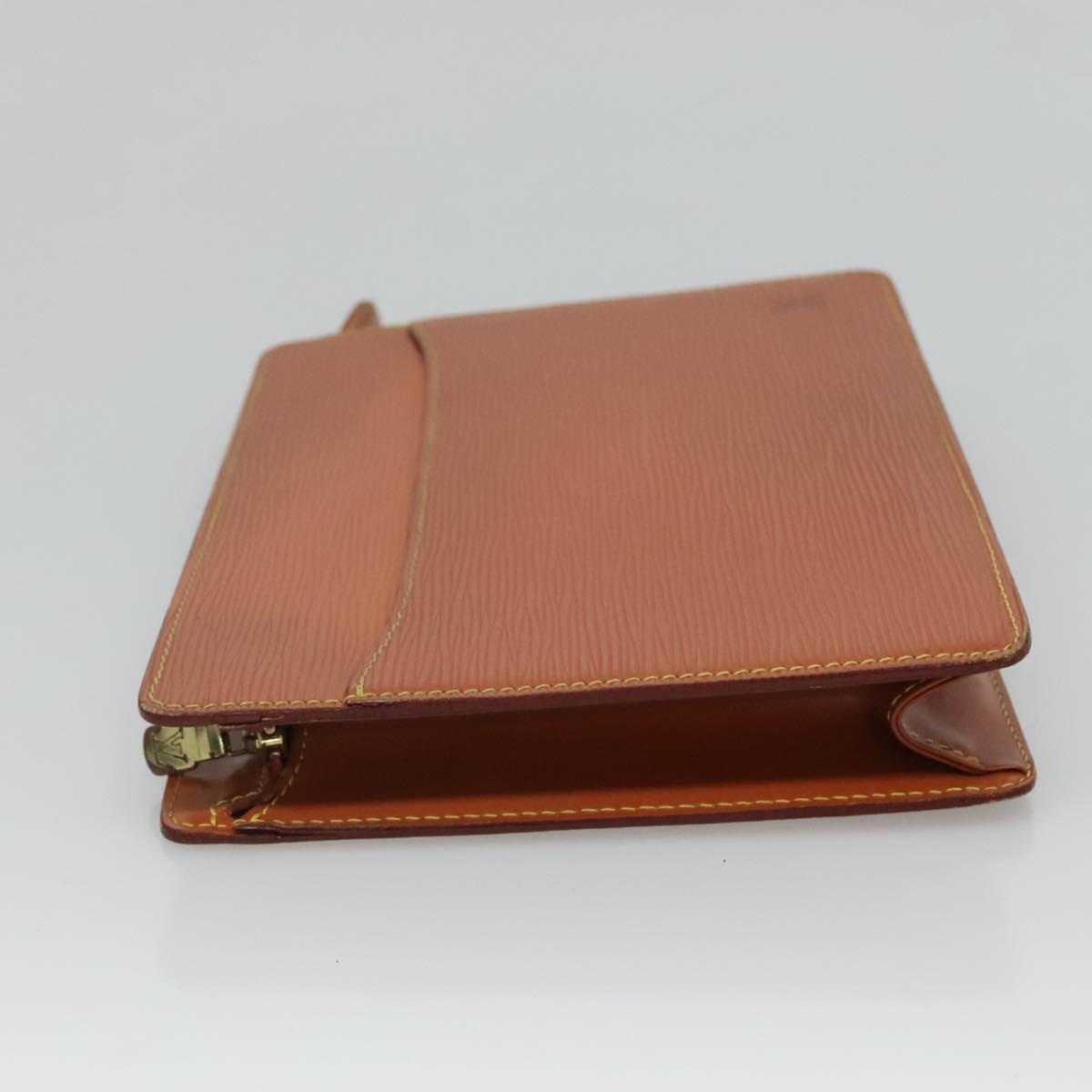 LOUIS VUITTON Epi Pochette Homme Clutch Bag Zipangu Gold M52528 LV 126195