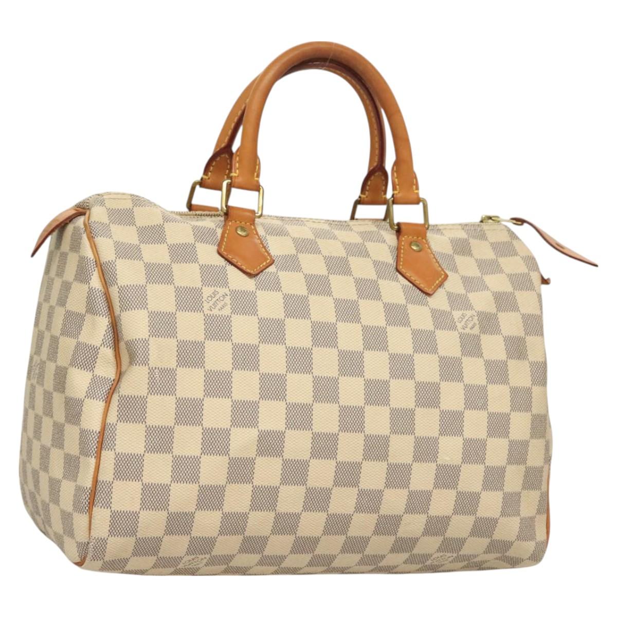 LOUIS VUITTON Damier Azur Speedy 30 Hand Bag N41533 LV 126212
