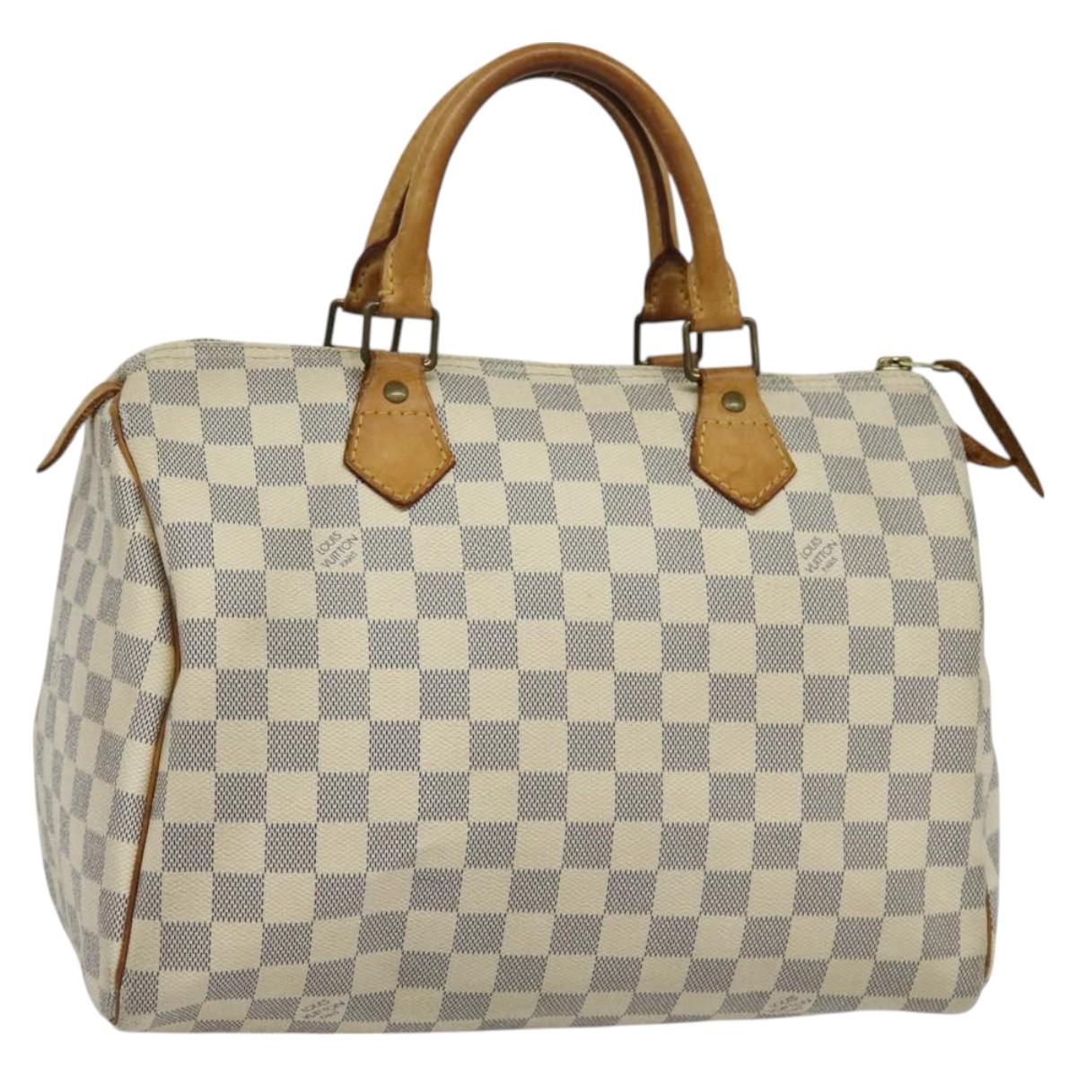 LOUIS VUITTON Damier Azur Speedy 30 Hand Bag N41533 LV 126214