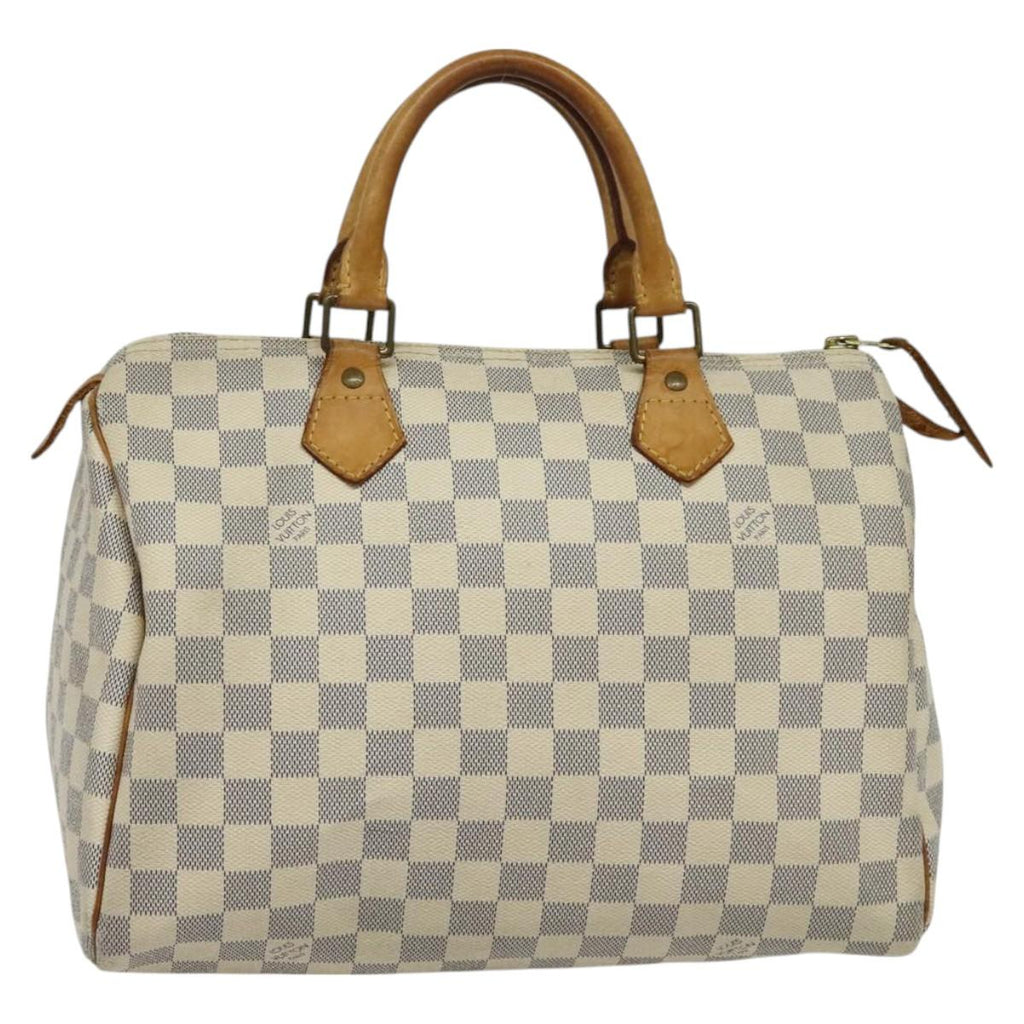 LOUIS VUITTON Damier Azur Speedy 30 Hand Bag N41533 LV 126214