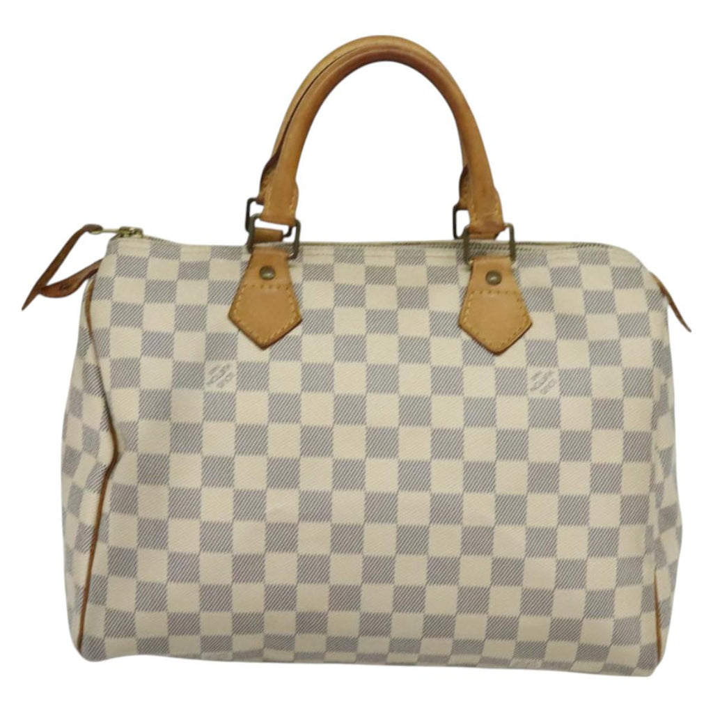 LOUIS VUITTON Damier Azur Speedy 30 Hand Bag N41533 LV 126214