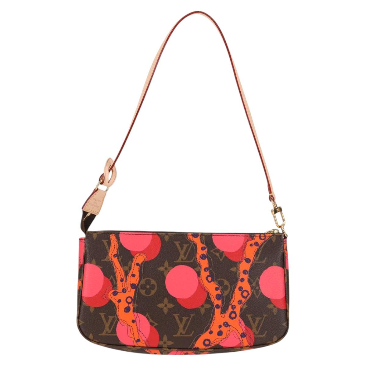 LOUIS VUITTON Monogram La Mage Pochette Accessoires Red M41604 LV 126224SM