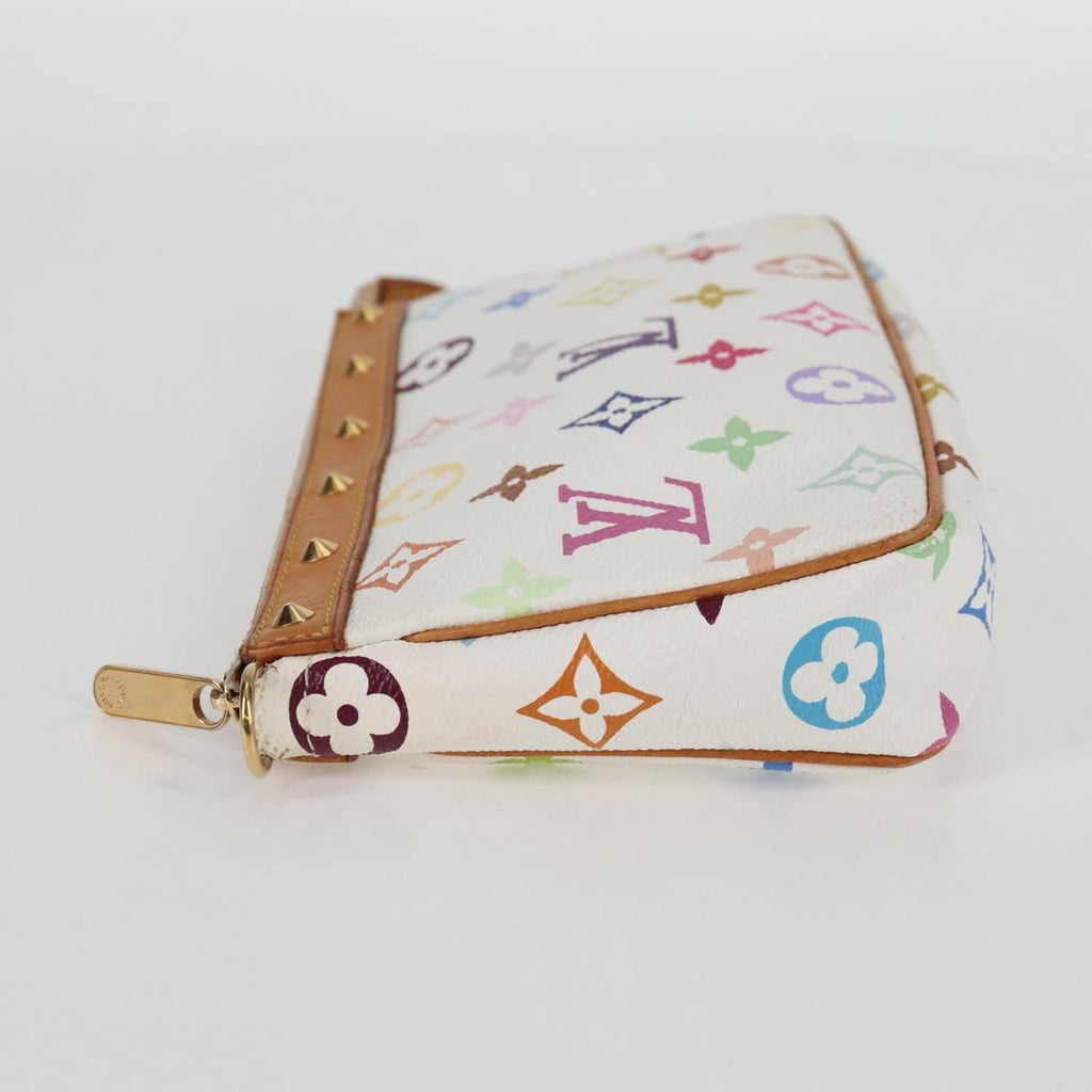 LOUIS VUITTON Multicolor Pochette Accessoires Pouch White M92649 LV 126226V