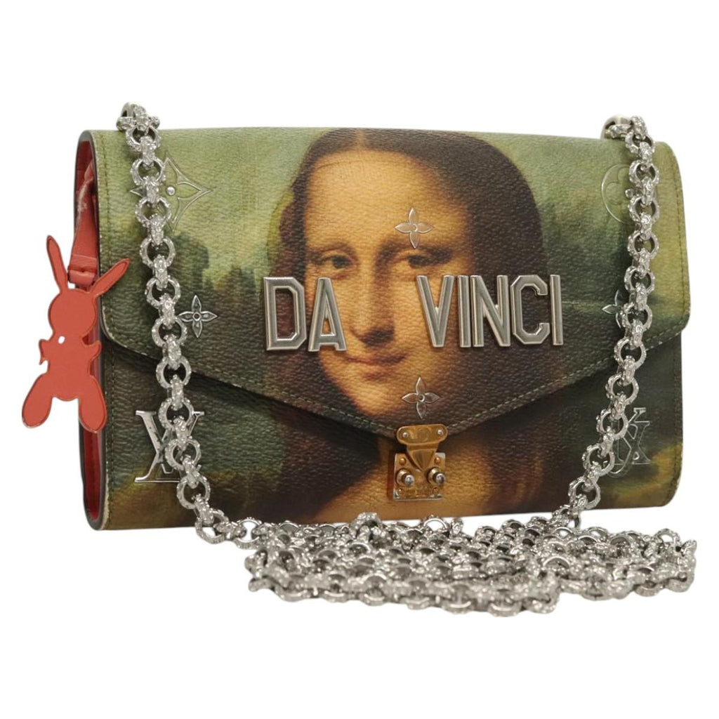 LOUIS VUITTON Masters Collection Pochette Chain Bag Pink M64626 LV 126235