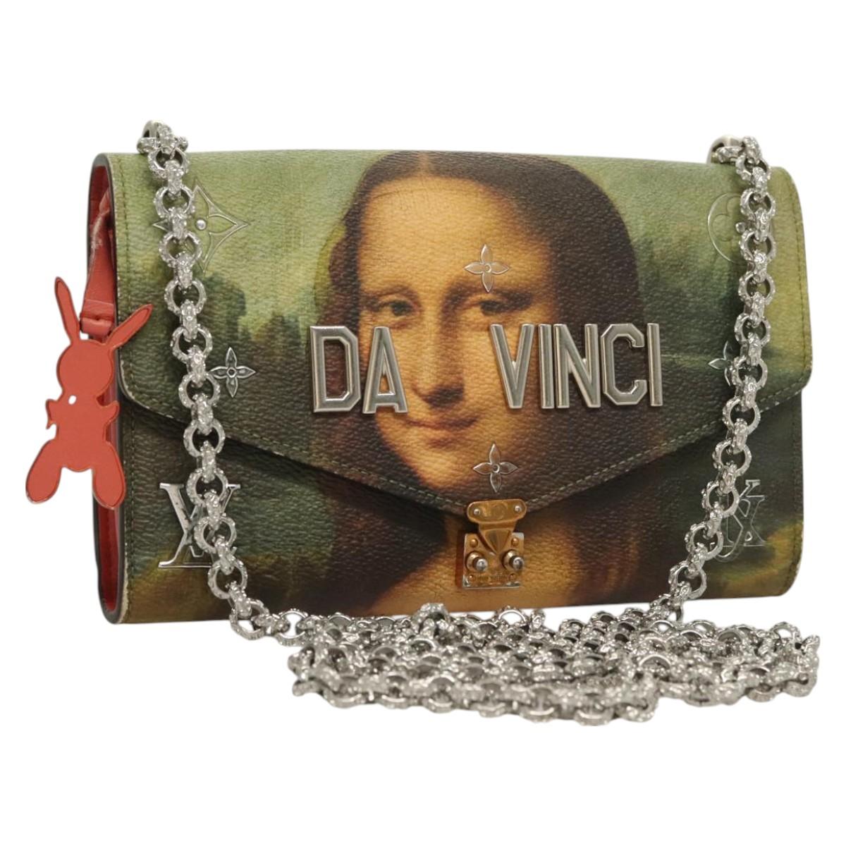 LOUIS VUITTON Masters Collection Pochette Chain Bag Pink M64626 LV 126235