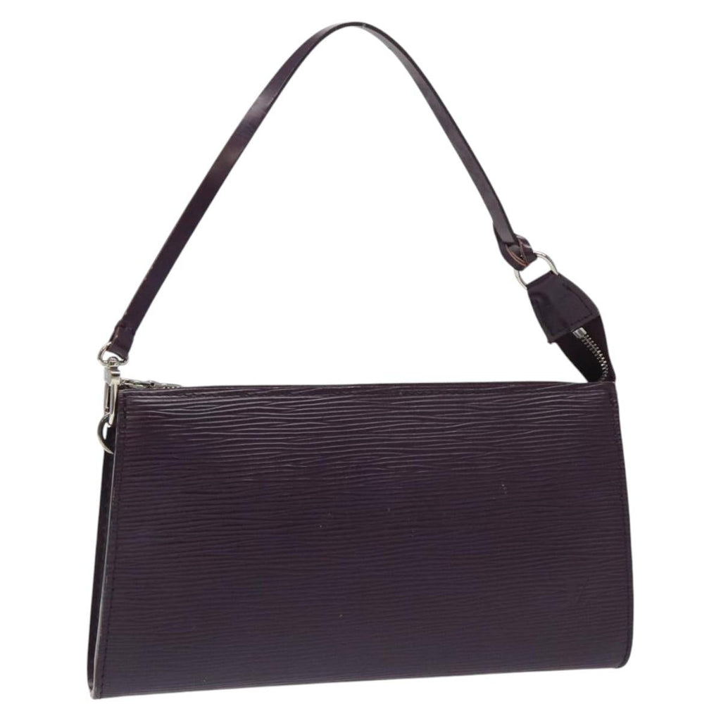 LOUIS VUITTON Epi Pochette Accessoires Pouch Purple Cassis M5298K LV 126313