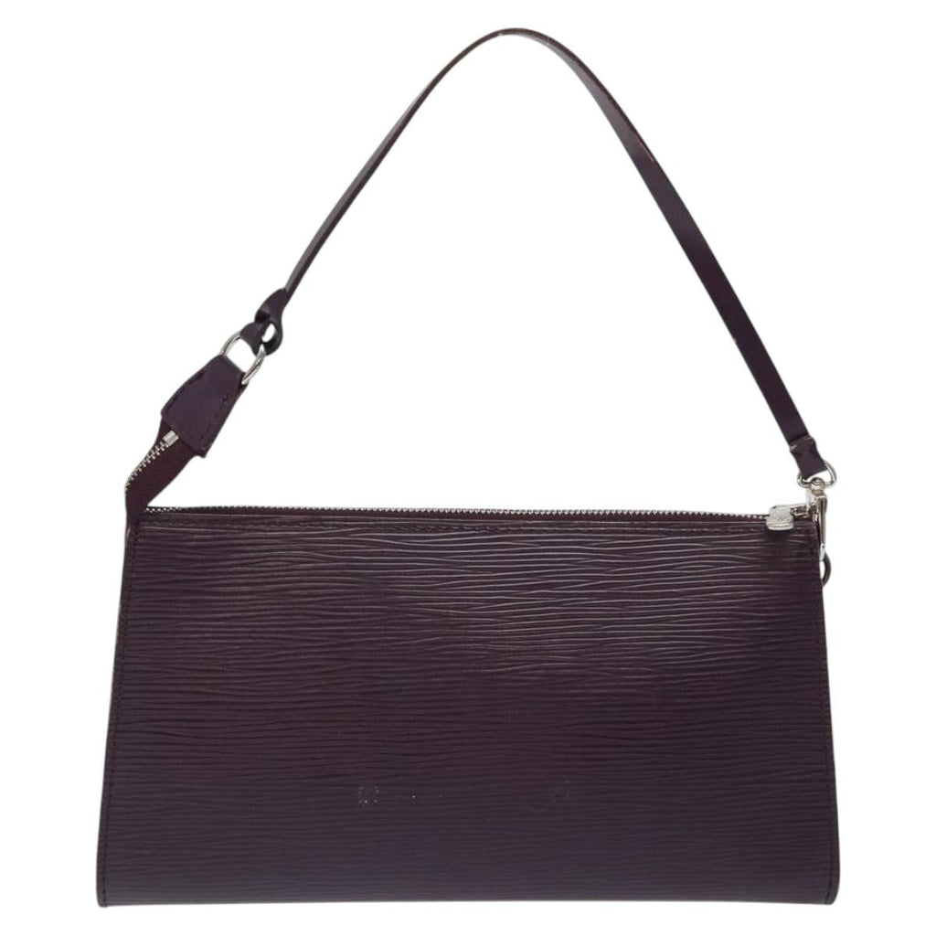 LOUIS VUITTON Epi Pochette Accessoires Pouch Purple Cassis M5298K LV 126313