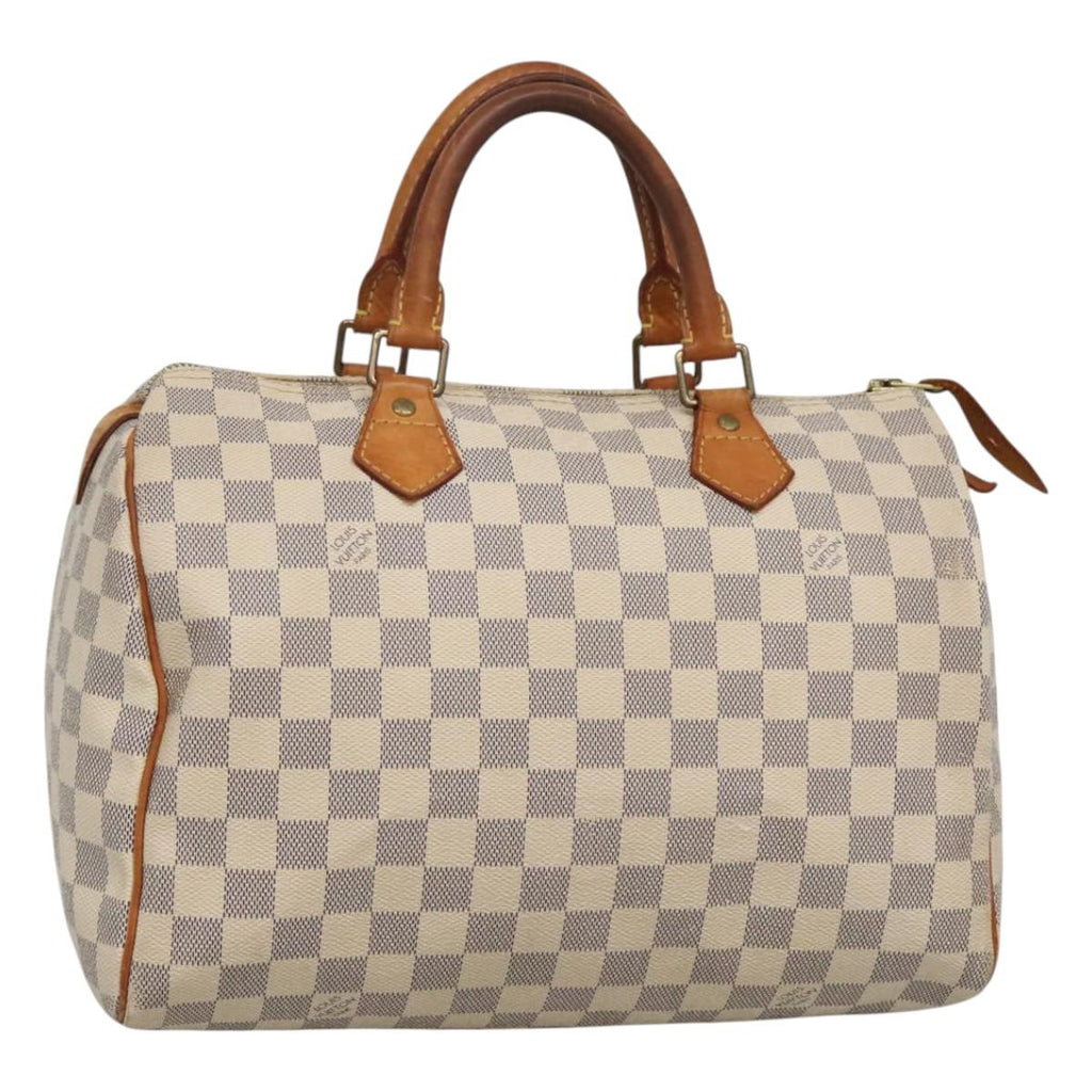 LOUIS VUITTON Damier Azur Speedy 30 Hand Bag N41533 LV 126482