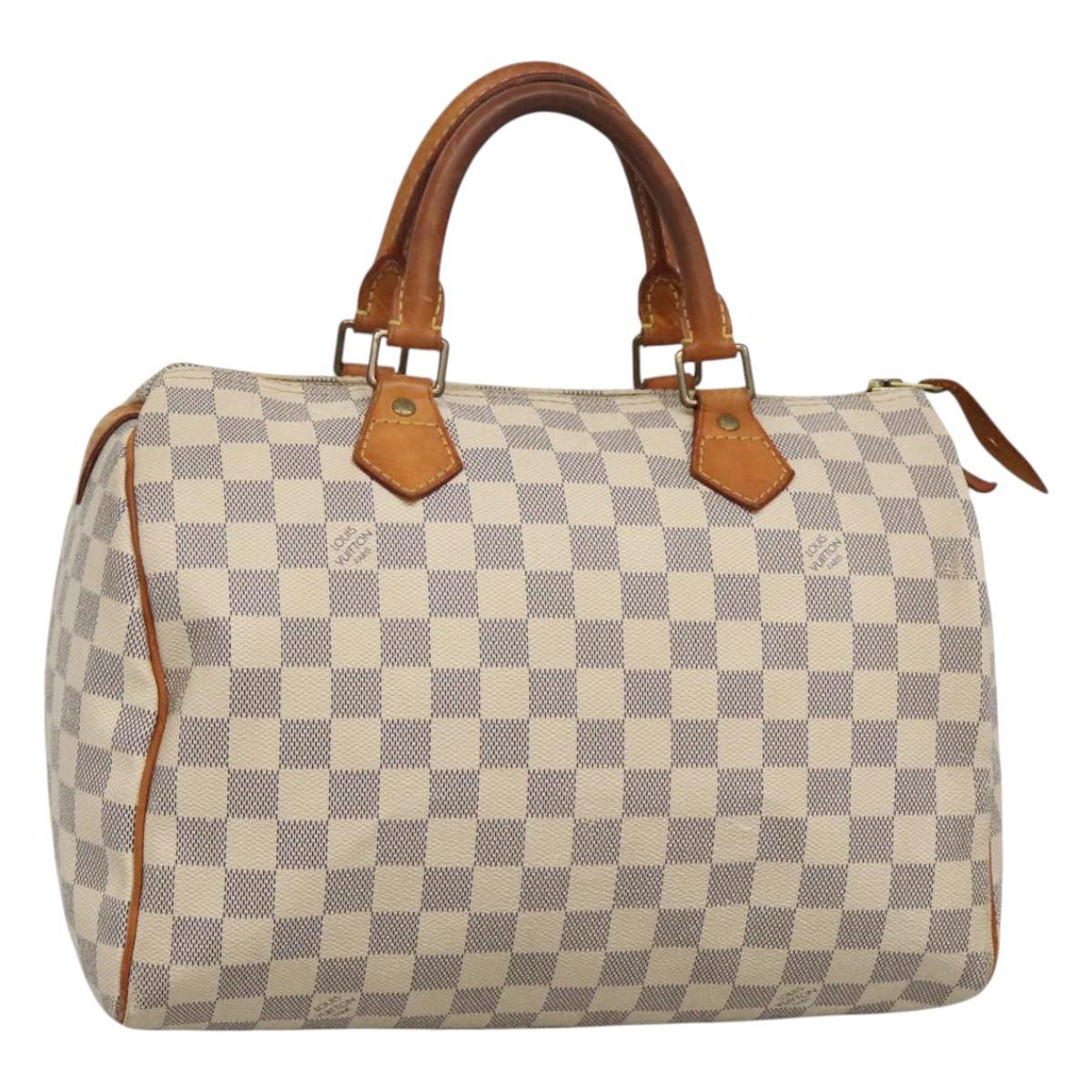 LOUIS VUITTON Damier Azur Speedy 30 Hand Bag N41533 LV 126482