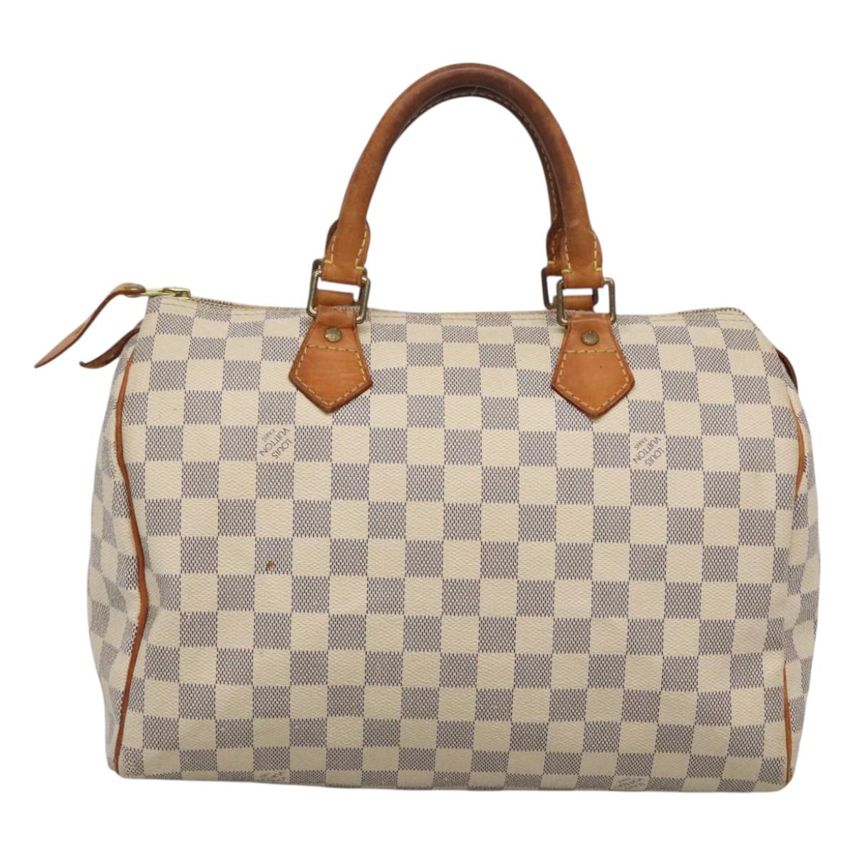 LOUIS VUITTON Damier Azur Speedy 30 Hand Bag N41533 LV 126482