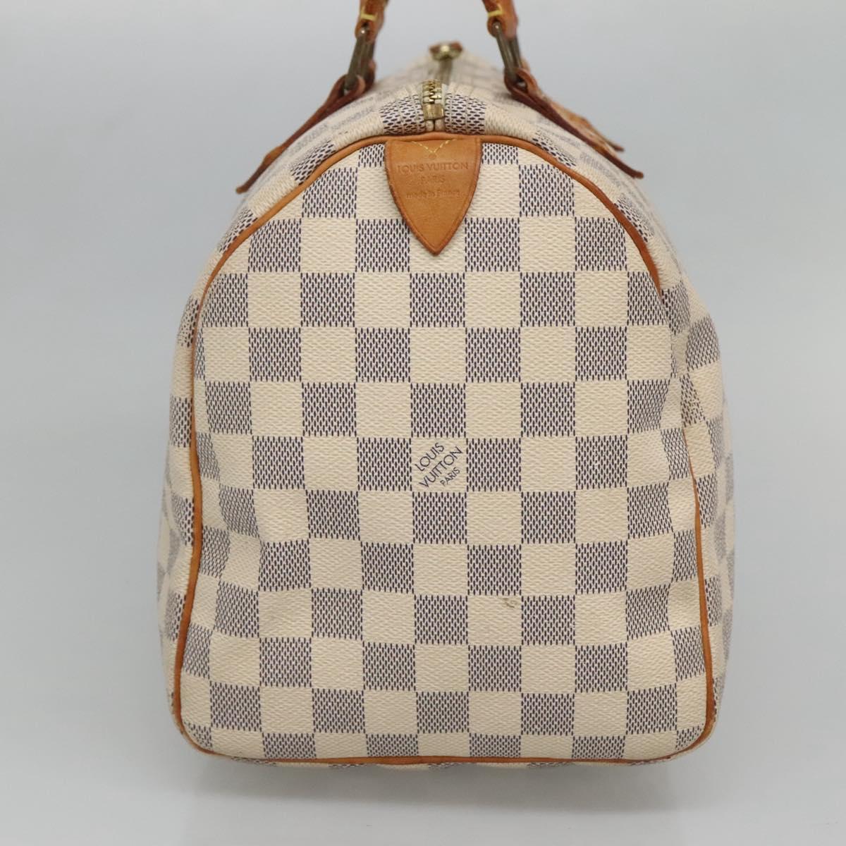 LOUIS VUITTON Damier Azur Speedy 30 Hand Bag N41533 LV 126482