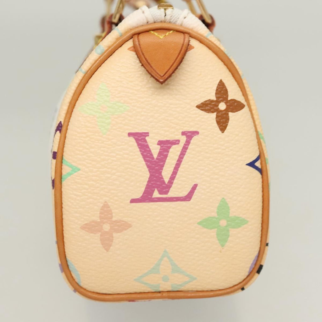 LOUIS VUITTON Monogram Multicolor Mini Speedy Bag White M92645 LV 126502V