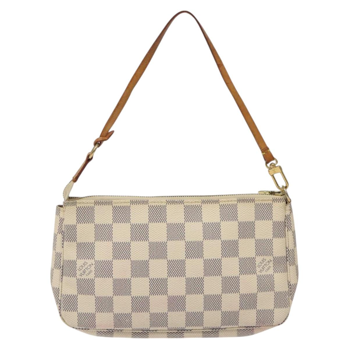 LOUIS VUITTON Damier Azur Pochette Accessoires Pouch N51986 LV 126572