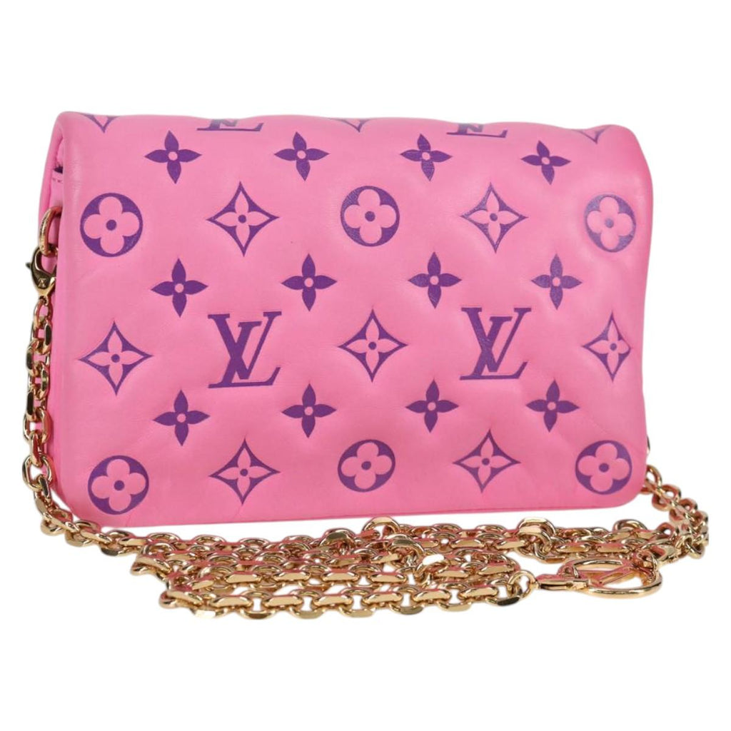LOUIS VUITTON Monogram Pochette Coussin Shoulder Bag Pink M80745 LV 126599M