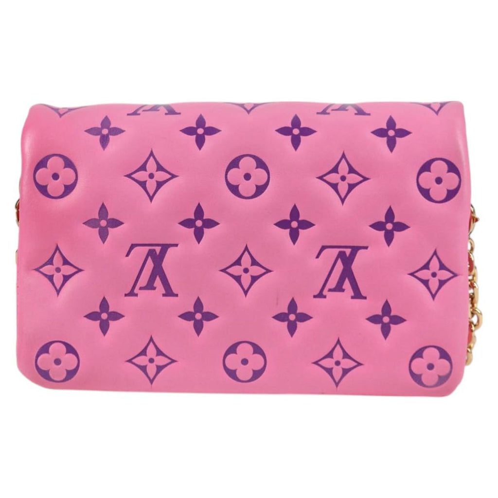 LOUIS VUITTON Monogram Pochette Coussin Shoulder Bag Pink M80745 LV 126599M