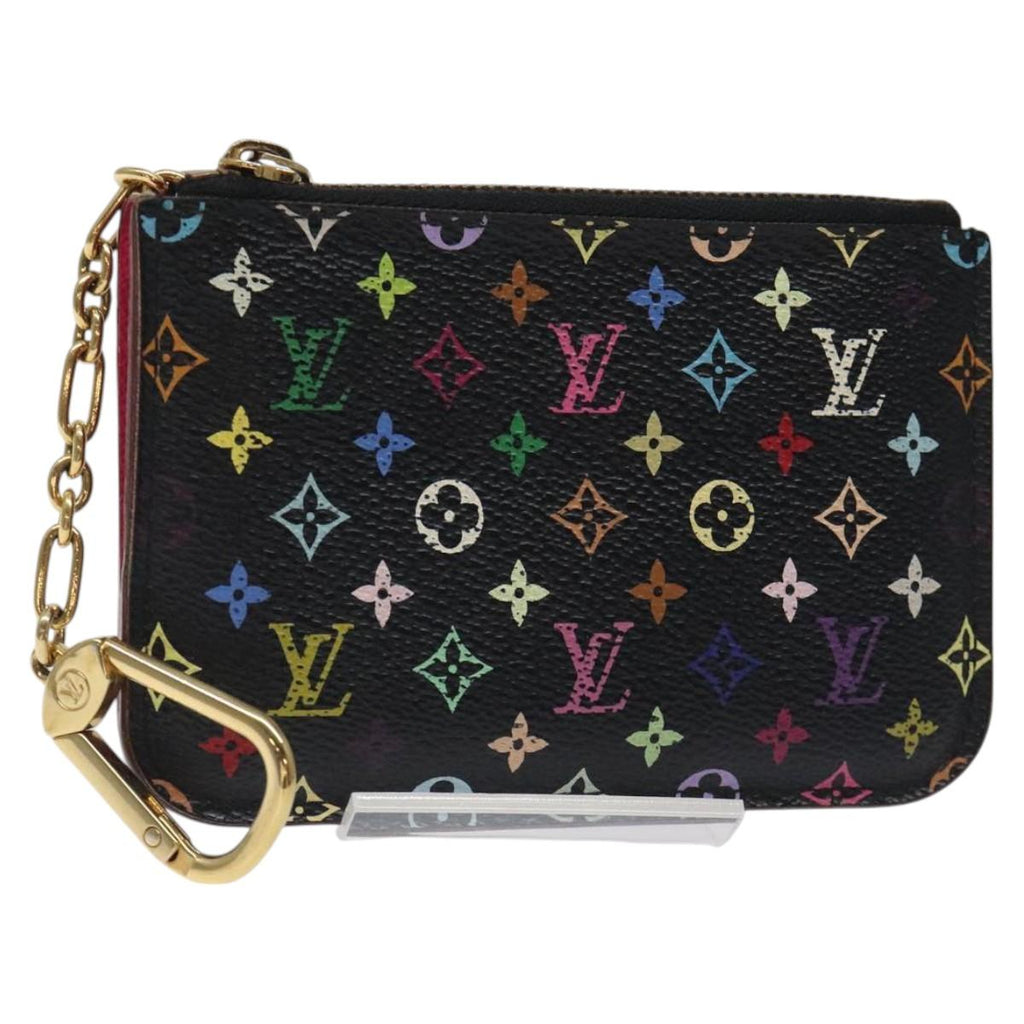 LOUIS VUITTON Monogram Pochette Cles NM Coin Purse Black M60279 126644