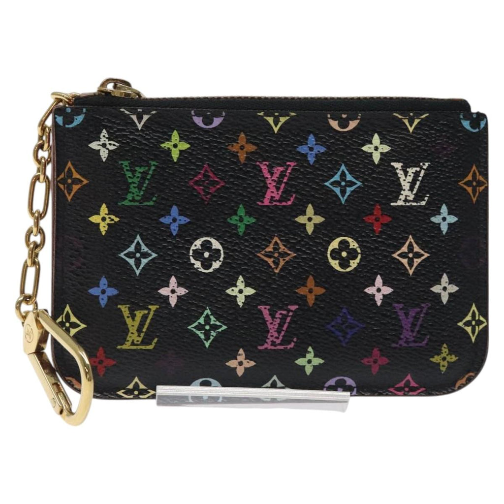 LOUIS VUITTON Monogram Pochette Cles NM Coin Purse Black M60279 126644