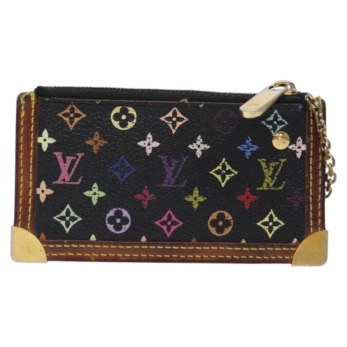 LOUIS VUITTON Monogram Multicolor Pochette Cles Coin Purse M13664 127182