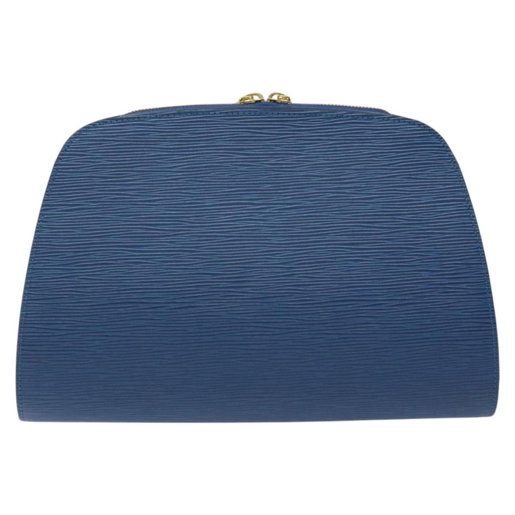 LOUIS VUITTON Epi Dauphine GM Pouch Blue M48435 LV 127205