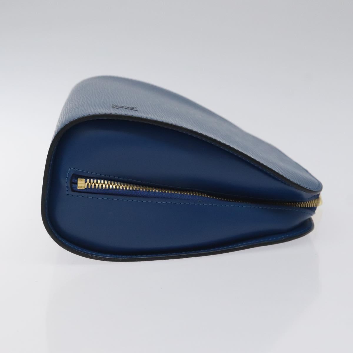 LOUIS VUITTON Epi Dauphine GM Pouch Blue M48435 LV 127205