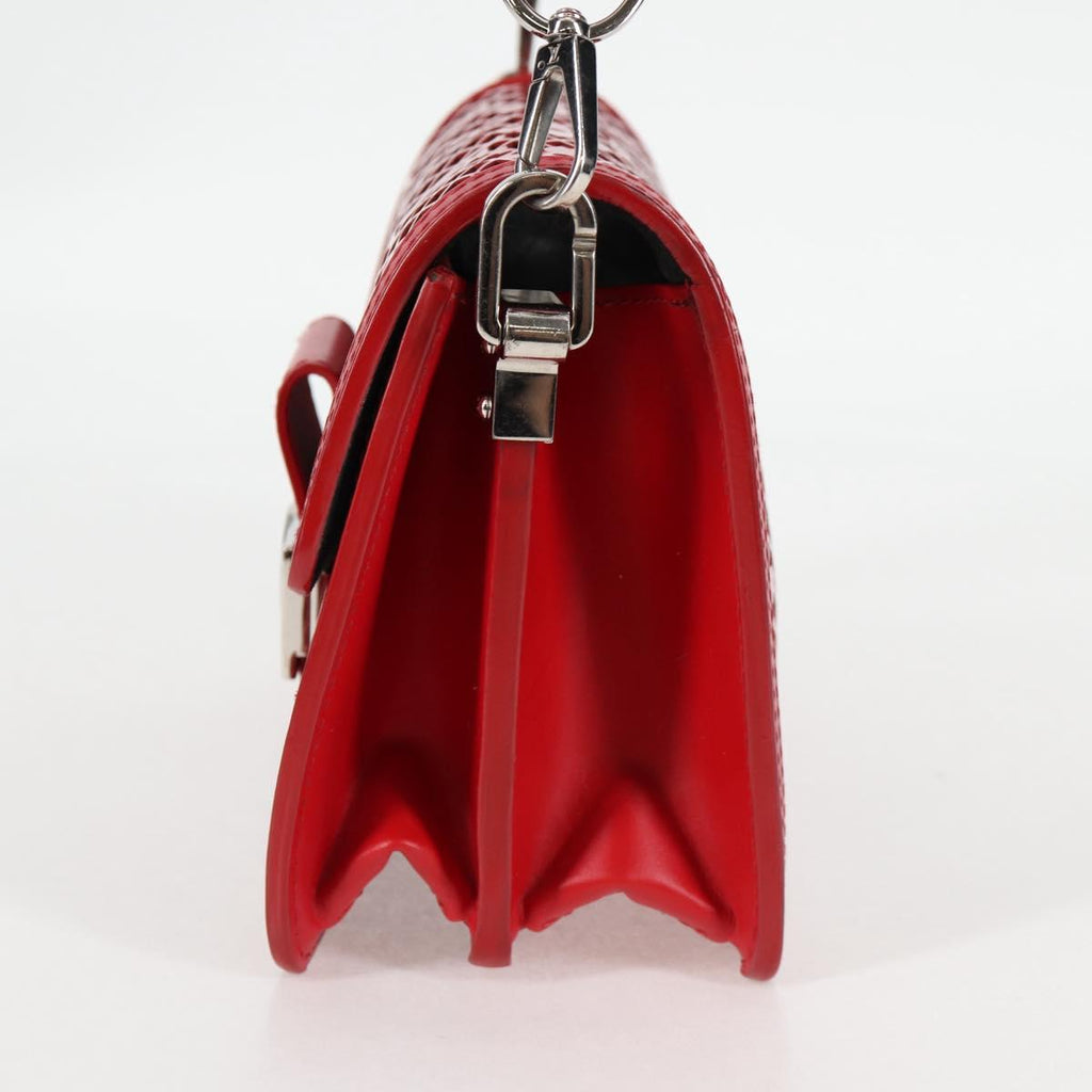 LOUIS VUITTON Monogram Lace Dauphine Mini Shoulder Bag Red M20359 127494M