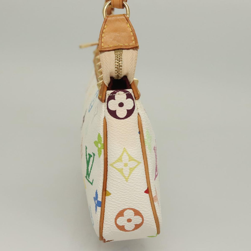 LOUIS VUITTON Multicolor Pochette Accessoires Pouch White M92649 LV 127635V