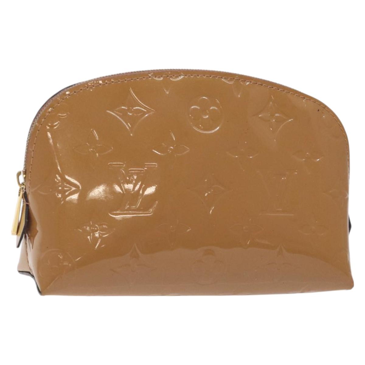 LOUIS VUITTON Vernis Pochette Cosmetic Pouch Rose Angelique M90086 127637