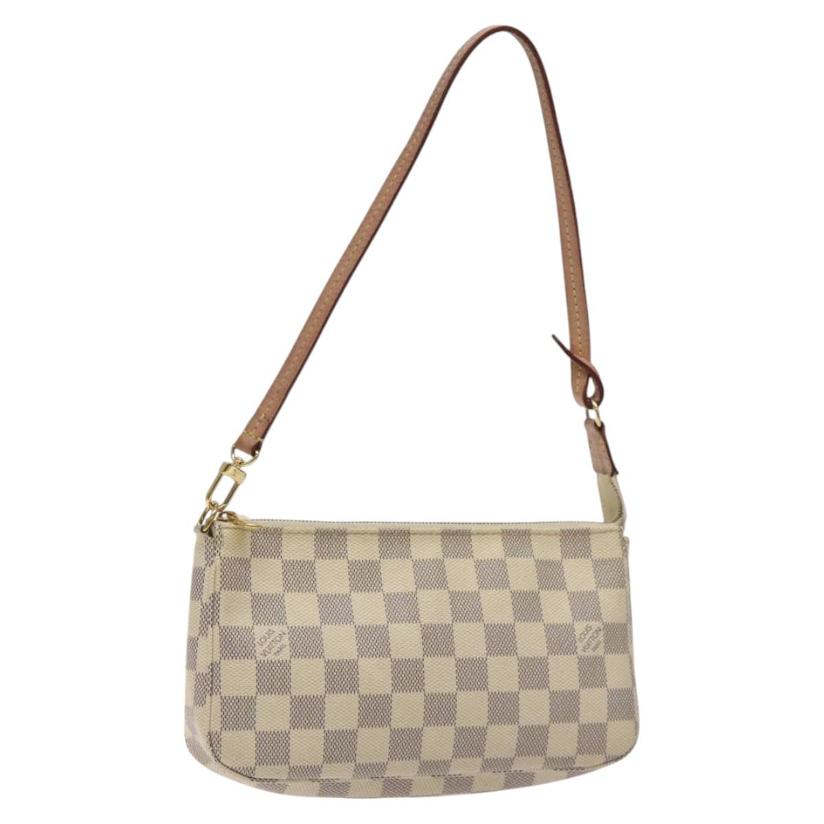 LOUIS VUITTON Damier Azur Pochette Accessoires Pouch N51986 LV 127641
