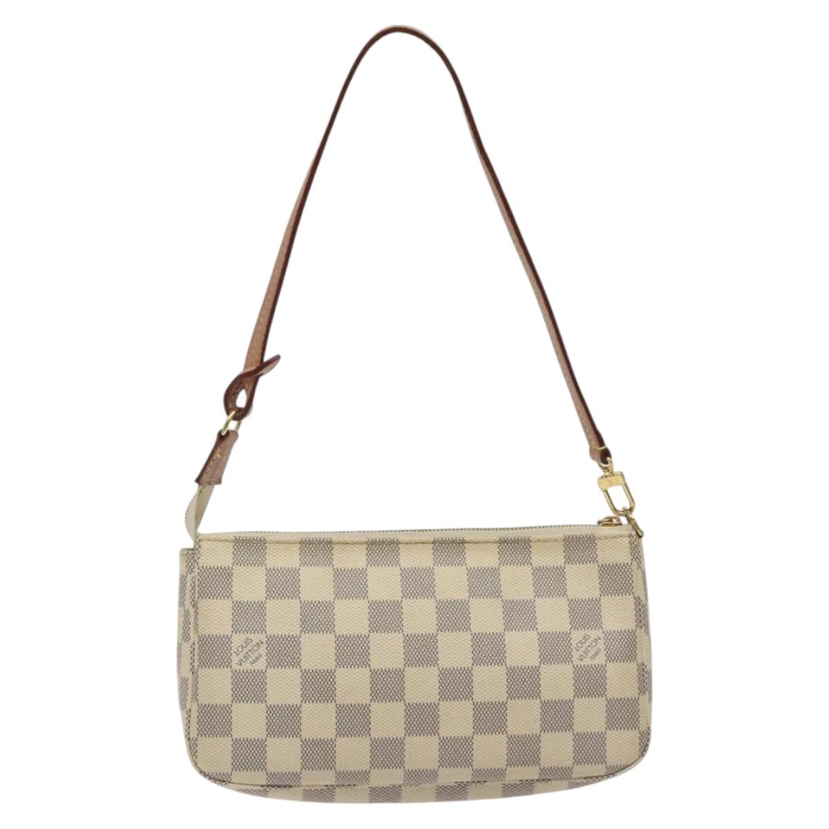 LOUIS VUITTON Damier Azur Pochette Accessoires Pouch N51986 LV 127641