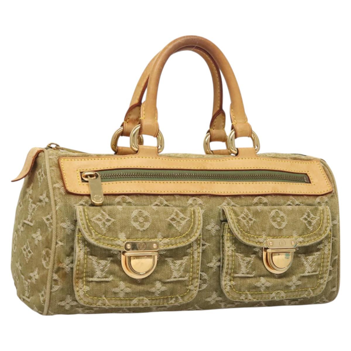 LOUIS VUITTON Monogram Denim Neo Speedy Hand Bag Riken M95215 LV 127689V