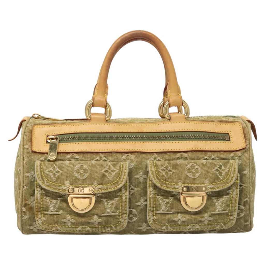 LOUIS VUITTON Monogram Denim Neo Speedy Hand Bag Riken M95215 LV 127689V