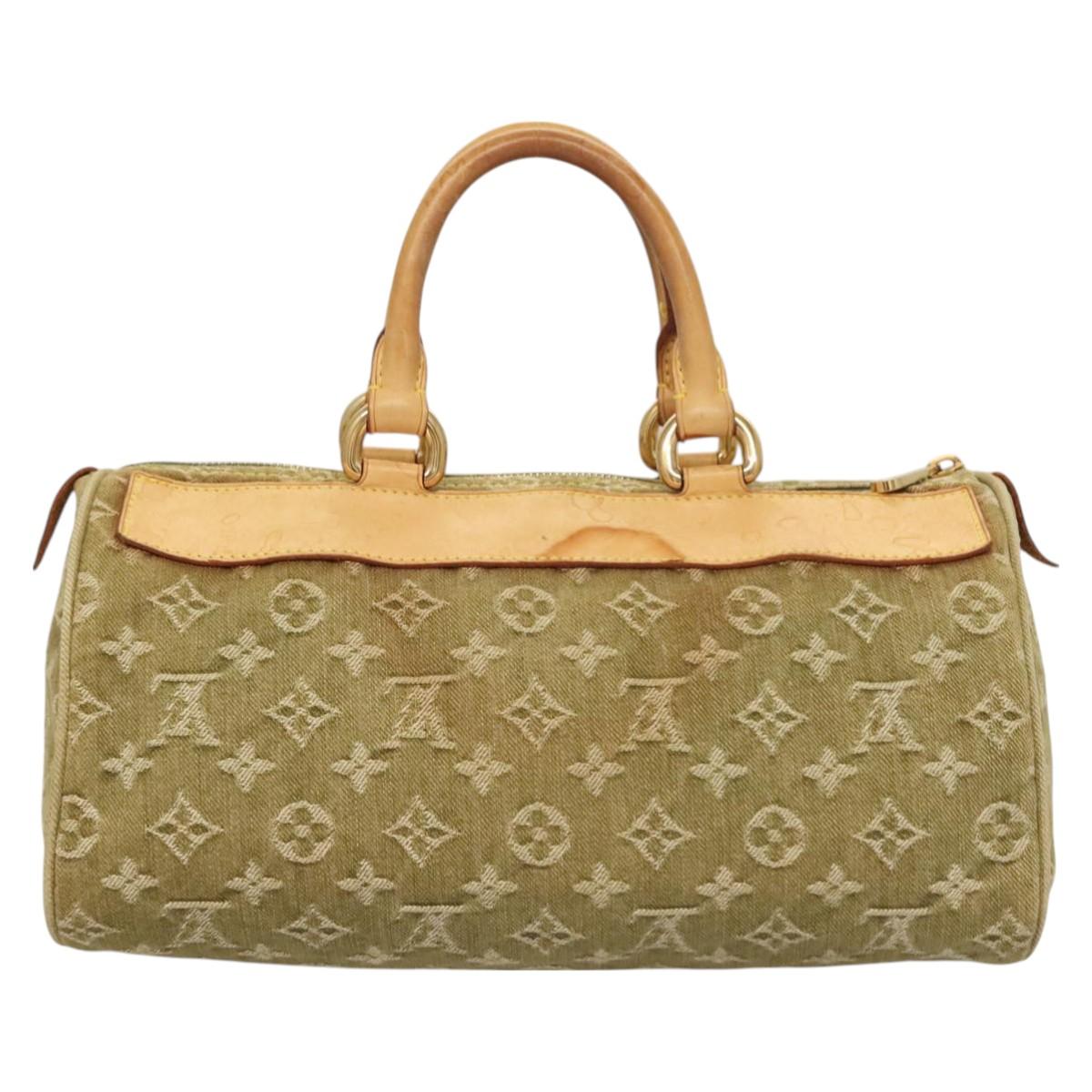 LOUIS VUITTON Monogram Denim Neo Speedy Hand Bag Riken M95215 LV 127689V
